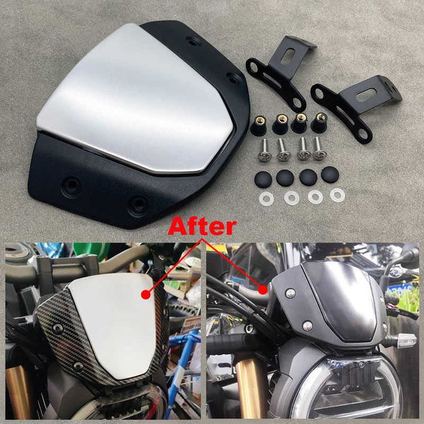 

motorcycle front screen lens windshield fairing windscreen deflector for honda cb650r 2018 2019 2020 cb650r accessories 0203