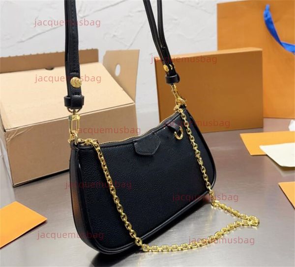 

easy pouch on strap bag women handbag designer shoulder crossbody chain bags luxury hobo cell phone pocket wallet messenger genuine leather