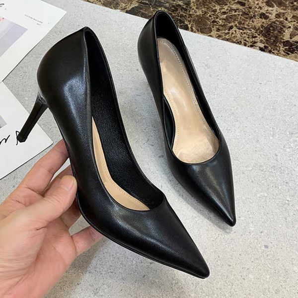 

dress shoes baldauren women pumps high heels pointed toe black shoes ol office shoes heeled new fashion big size shoes for women g230203