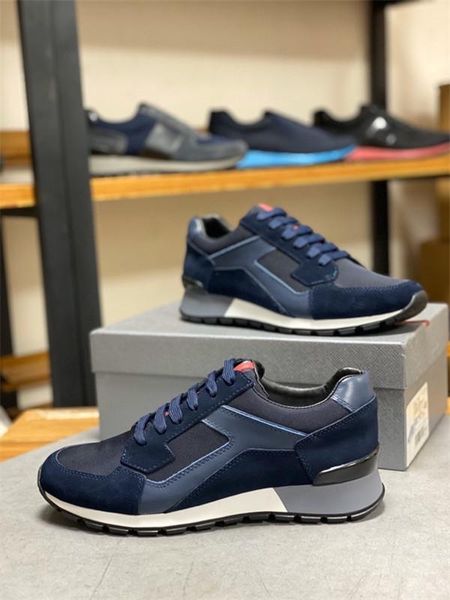 

shoes fashion men women leather rockrunner camouflage sneakers with suede stud full rivets rockrunner traine valentinoes valentinoitys psd, Black