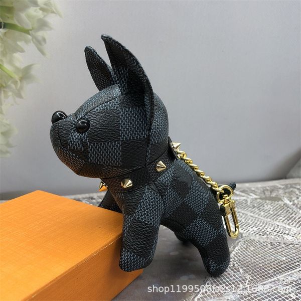 

wholesale laohua law fighting dog doll pendant key ring, Silver