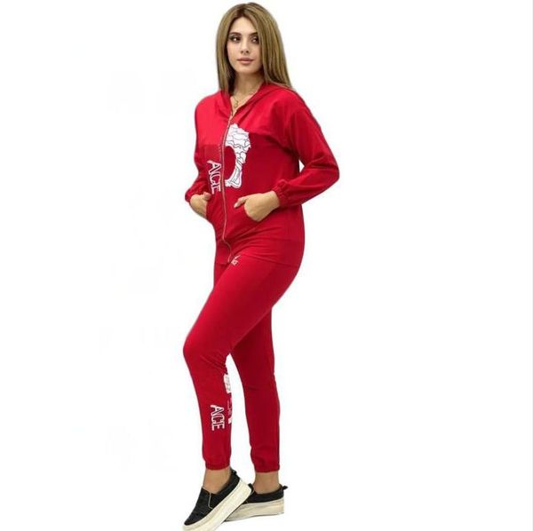 

fashion casual tracksuits two piece set women spring new vsc zip hoodie hoodies and sport pants sweatsuit women outfits suit, Gray