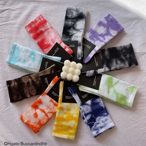 

tie dye sports socks women men funny cute school girls cotton embroidery colorful woman sox brand designer retro white vxjz, Black