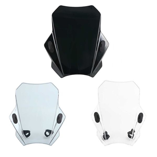 

eng universal adjustable wind screen windshield 22mm 25mm 28mm handlebar motorcycle accessories 0203