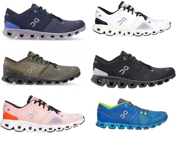 

2023 on cloud x running shoes workout cross training shoe kingcaps store lightweight enjoy comfort stylish design men women runner sneakers, Black