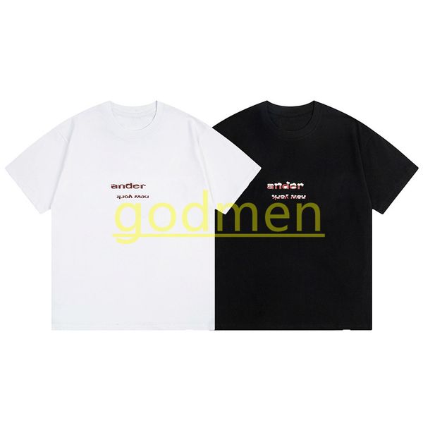 

mens fashion brand black white t shirt summer short sleeve tees men womens digital gradient letter print size xs, White;black