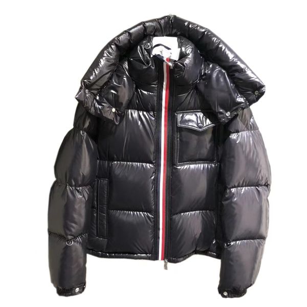 

winter leisure loose short korean version plus down jacket for men and women, Black