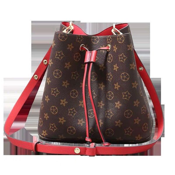 

2023 designer neonoe brown flower shoulder bags leather classic crossbody messenger handbags wholesale purse tote handbag