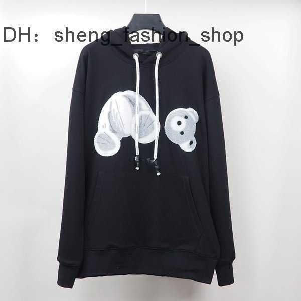 

new sale fashion hoodie broken bear sweatshirt teddy trendy terry explosion sweater style men and women size s-xl 7 1ke9, Black