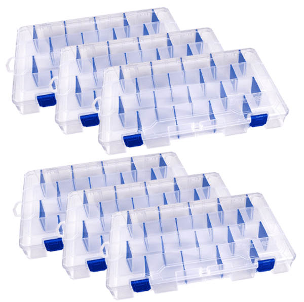 

5007 tuff tainer 36 compartments includes 18 zerust dividers 6 pack