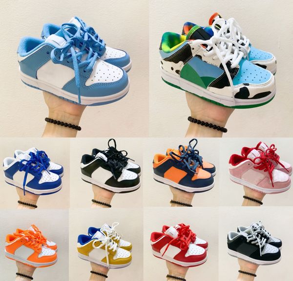 

shoes kids dunks sb dead bears low designer boys girls sneakers pink blue bear toddler skateboard kid shoe boy children sneaker size 24-35, Black