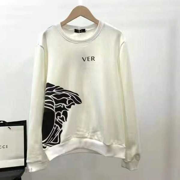 

mens hoodie sweatshirt v designer sweater medusa long sleeve tshirt women neck 001 35dtf1, Black