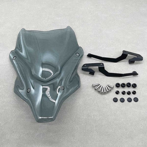 

windshield mt 07 fz 07 motorcycle windscreen with mounting bracket accessories for yamaha mt07 mt-07 fz07 fz-07 2021 2022 wind deflector 020