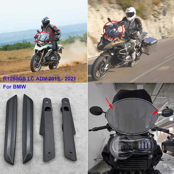 

fit for bmw r1250 adventure r 1250 lc adv 2019-2021 gsa motorcycle windshield windscreen trim strip bracket holder 0203