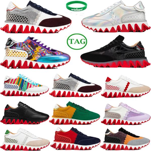 

with box designer christians shoes luxury designer red -bottoms shoe men women casual shoes black white red green fashion trainers snea duqa