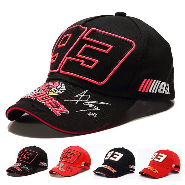 

ball caps wholesale motorcycle baseball cap 93 sign embroidery racing for men bones adjustable hip hop trucker hat 230203, Blue;gray