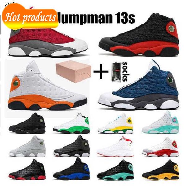 

2021 high new arrival jumpman 13 gs playground 3m reflection black white 13s men basketball sports shoes sneakers