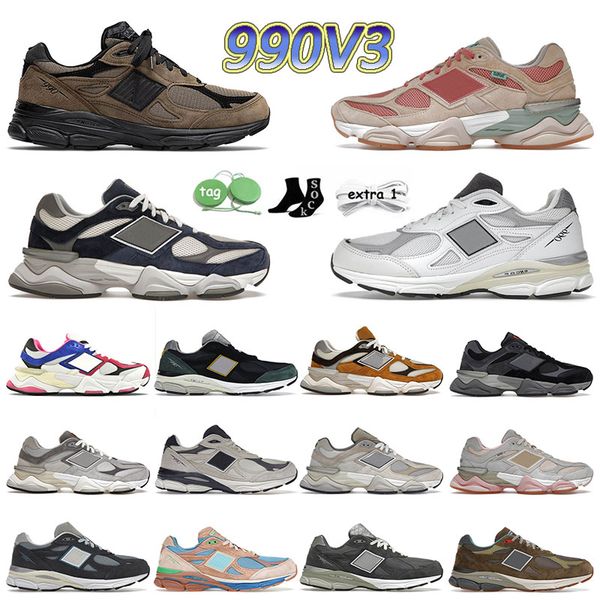 

990v3 running shoes designer 990 v3 mens women 9060 trainers workwear jjjjound navy sea salt miusa teddy santis marblehead incense sneakers