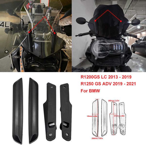 

windshield windscreen trim strip for bmw r1200 lc 2013 2019 r 1200 adventure r1250 2019 - 2021 gs adv 0203