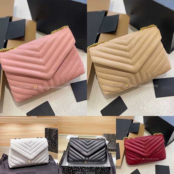 

loulou y-shaped bag square flap fashion designer underarm hobo bags lady tote handbag women cross body handbag luxury leather