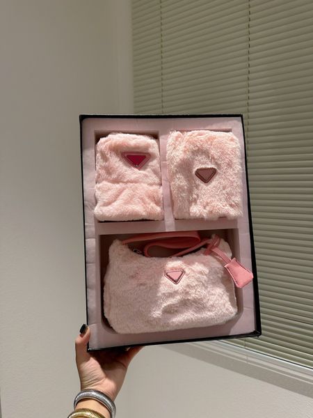 

yy designer bag re-edition 2005 nylon luxury women's handbag three-piece underarm shoulder bag classic brand handbag pink case hobo