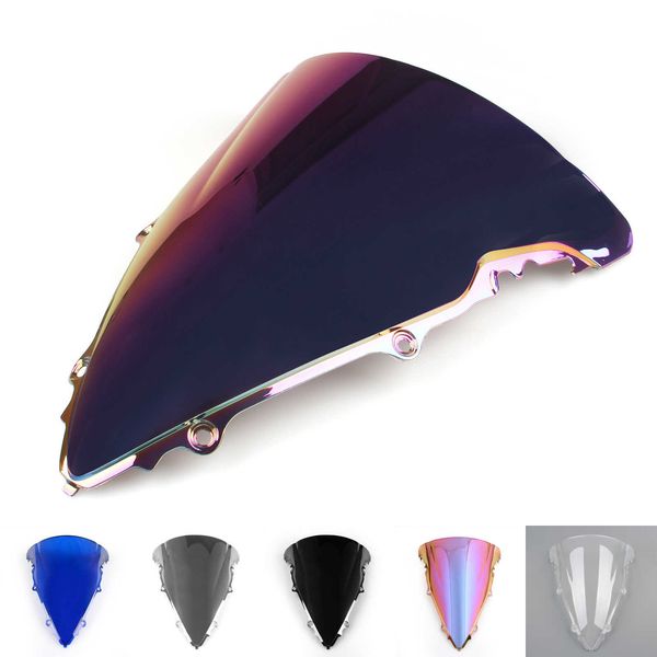 

eng windshield windscreen double bubble for yamaha yzf r6 2003-05 r6s 2006-09 motorcycle accessories 0203