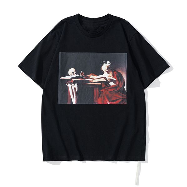 

men's t-shirts fashion brands mens printing tee men womens summer luxury designer tshirt casual streetwear shirt men, White;black