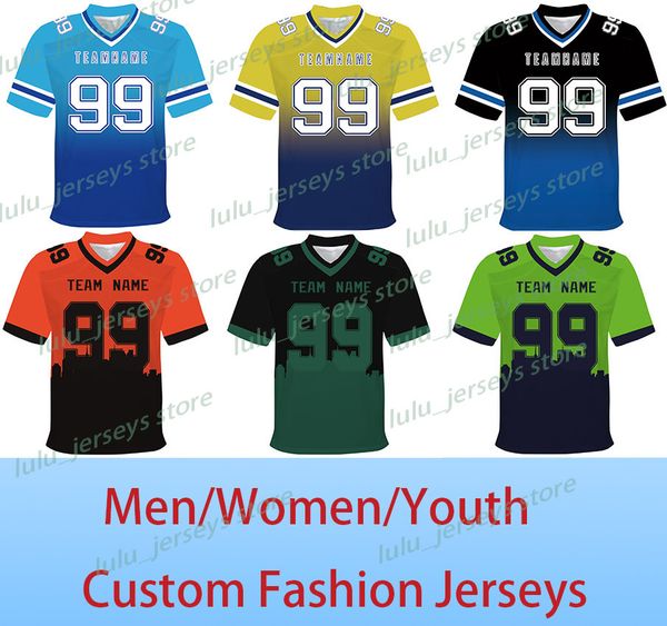 

custom split football jerseys stitched&personalized plus size football shirts sports uniform for men women (fashion design,s-7xl), Black;red