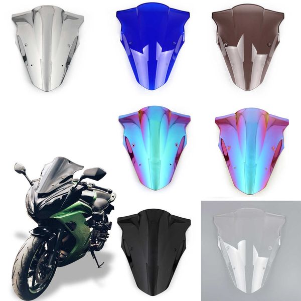 

eng windshield windscreen double bubble for kawasaki ninja 650 ex650f 12-16 motorcycle accessories 0203