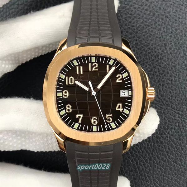 

3kf watch grenade original 324sc movement super luminous imported rubber watchband 40x8.3mm movement fine engraved word montre de luxe desig, Slivery;brown