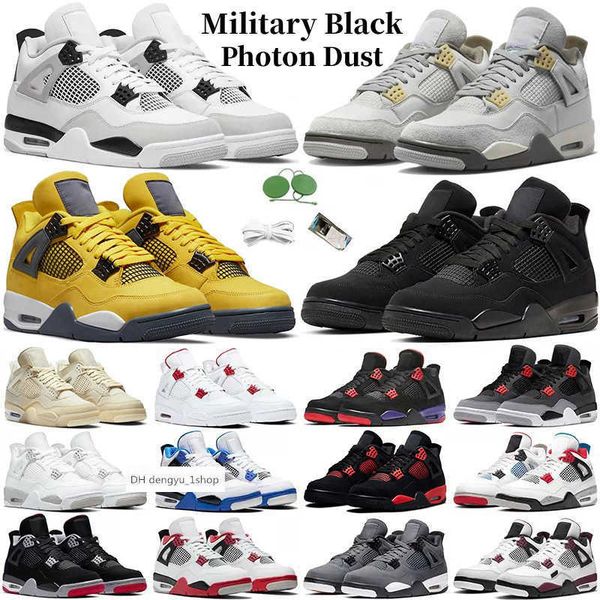 

jumpman jordas 4 retro basketball shoes for men women 4s se craft pn dust military black cat sail red thunder cactus university blue air sho