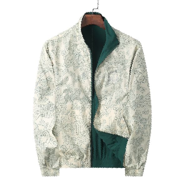 

2023 men's designers jackets parkas double sided letter mountain pattern clothes mens coats outerwear clothing green white s-3xl, Black;brown