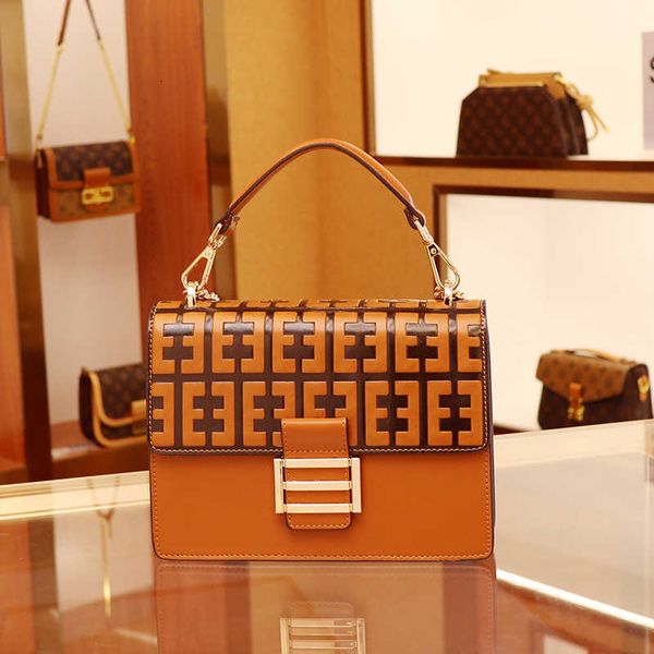 

store clearance promotion handbag online export women's bag 2023 new cross msenger fashion chain small fragrant wind golden ball square