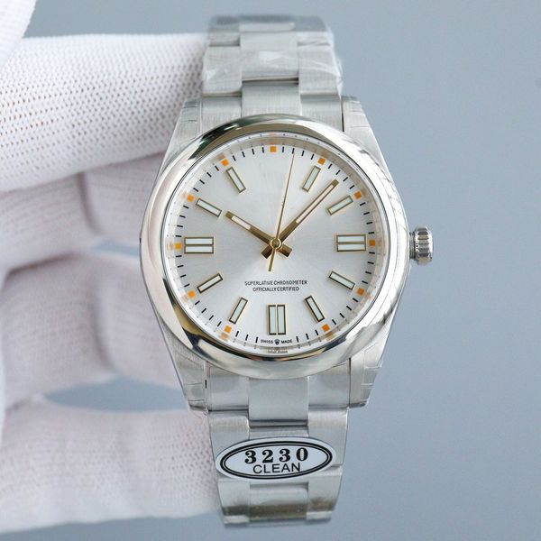 

3230luxury men's designer vintage watch women's mechanical automatic watch women's men's watch 41/36mm, Slivery;brown