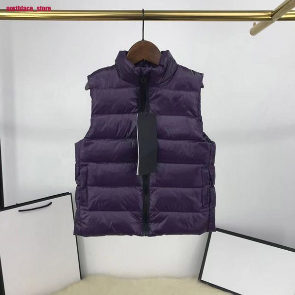 

goose vest fashion down jackets coat cotton waistcoat no sleeveless jacket puffer autumn winter casual couples vests, Black
