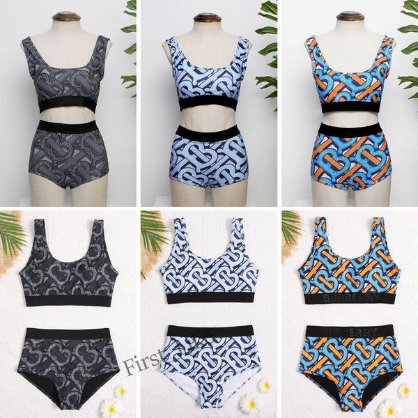 

women's swimsuit bikini hard cup gathering one steel support outdoor swimming set