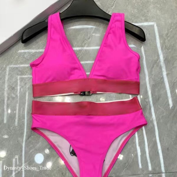 

womens swimwear intimates bras sets one piece beach bikinis summer split swimsuit fashion letter printed thin shoulder strap style women bik, White