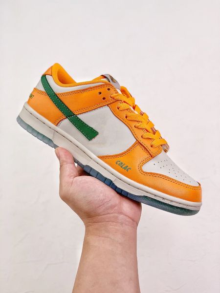 

authentic skateboard shoes duks low famu florida a&m orange horizon fortress green-sail 2023 lifestyle casual sneakers