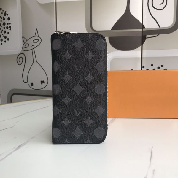 

2023 fashion designer wallets luxury mens womens leather bags highs quality flower letter zipper coin purse original box checked card holder, Red;black