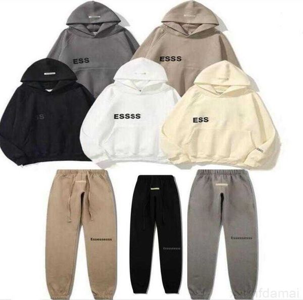 

winter fashion essentials designer mens hoodies fears loose of pullover god hoody sweatshirts long sleeve hooded jumper womens 3rtn, Black