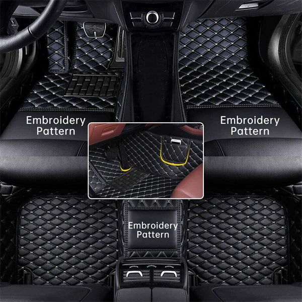 

for jeep wrangler 2dr/4dr car floor mats carpets waterproof custom front rear