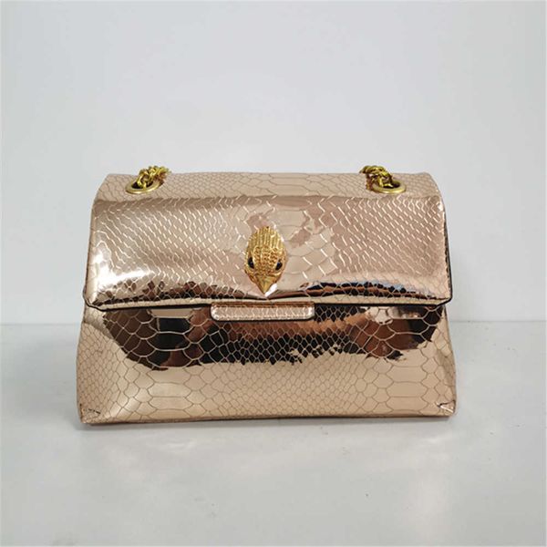 

crossbody bag new arrival summer shiny snake pattern mirror handbag bright colors women purse cross body shoulder bag 230205