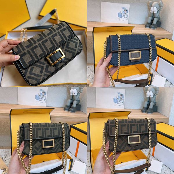 

evening bags designer bags shoulder bag women underarm bag handbag crossbody womens chain handbags f print classic letter pattern purses cro