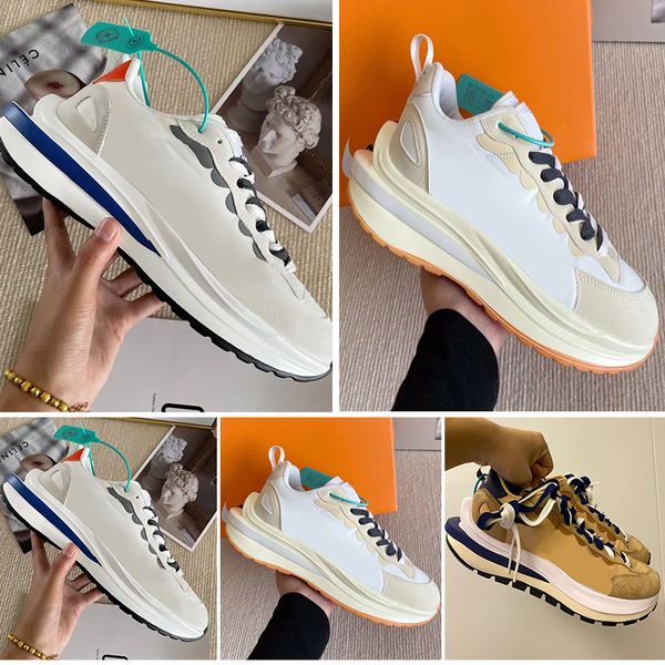 

2022 mens running shoes pegasus fragment lddark iris ldv sesame noir sail pure platinum men women trainers sports sneakers eur 36-45 r55, White;red