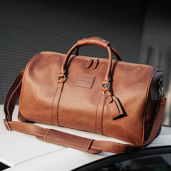 

duffel bags independent shoe position handbag large capacity fashion dry and wet separation luggage bag 230202