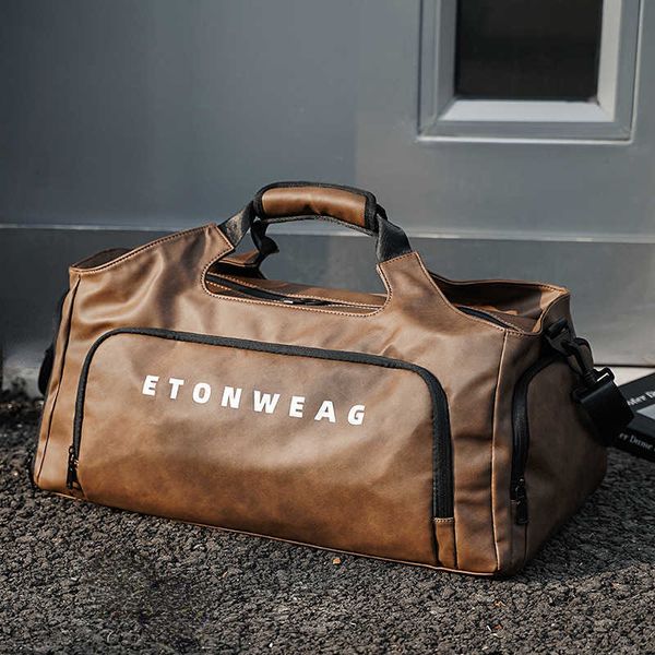 

duffle bags dry wet separation large capacity fitness bag independent shoe position short distance travel luggage sports satchel 230202