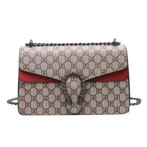 

womens bag handbag handbags limited style chain genuine pu leather shoulder diagonal crossbody bags