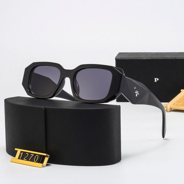 

2023 fashion designer sunglasses classic eyeglasses goggle outdoor beach sun glasses for man woman mixed color optional triangular signature, White;black