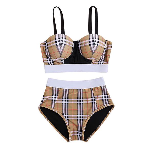 

women's bikinis intimates fashion bras sets swimwear women's swimsuit high element bikini female two piece set, White