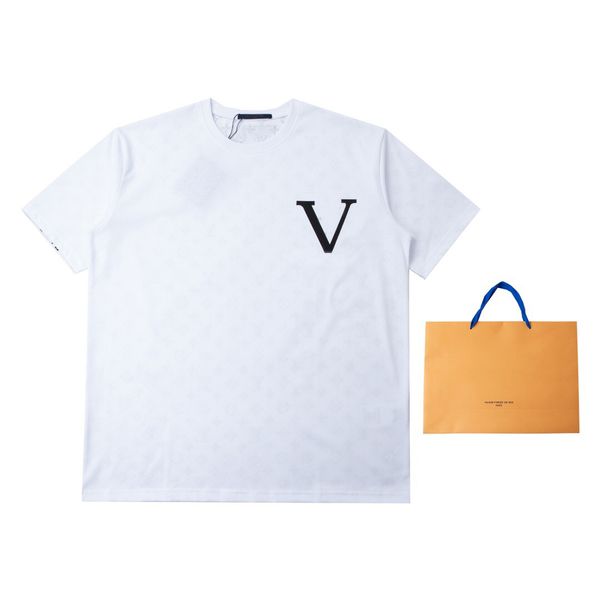 

the latest men's and women's summer letter-printed logo short-sleeved t-shirt hand-cut pure cotton fabric is comfortable to the s, White;black